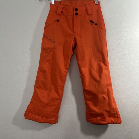 Obermeyer Ski Pants Teen Small 8 Orange Outdoor Snow Boarding Skiing